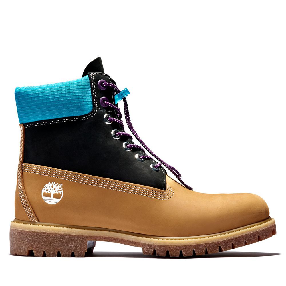 Bocanci 6-Inch Timberland Barbati Maro/Negrii - Premium Waterproof - Romania - OUICLW130